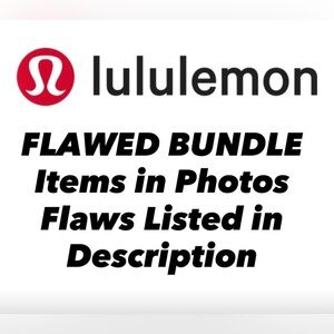 Lululemon Flawed Bundle ~ See Description for Flaws